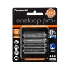 Vỉ 4 pin sạc AAA Eneloop Pro 950mAh BK-4HCCE/4BT box Anh new - made in Japan (Đen)