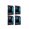 [Mẫu mới] Thẻ nhớ Máy Ảnh SDHC / SDXC Lexar 800X 32GB / 64GB / 128GB / 256GB U3 V30 tốc độ đọc 120MB/s ghi 45MB/s (xanh)