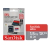 Thẻ nhớ MicroSDXC SanDisk Ultra A1 1.5TB (1500 GB) Class 10 U1 đọc 150MB/s ghi 35MB/s - kèm adapter (Đỏ)