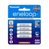 Vỉ 4 pin sạc AAA Eneloop 800mAh BK-4HCCE/4BT (BK-4MCCE/4BV) - box ANH (Trắng)
