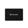 Đầu đọc thẻ nhớ ALL-IN-ONE Transcend RDC8 TypeC Gen 1 hỗ trợ khe microSD/SD/CF (Đen)