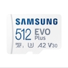 Thẻ nhớ MicroSDXC Samsung Evo Plus 512GB tốc độ đọc 160MB/s ghi 60MB/s U3 4K A2 made in Korea - Kèm Adapter (trắng)