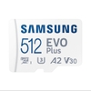 Thẻ nhớ MicroSDXC Samsung Evo Plus 512GB tốc độ đọc 130MB/s ghi 90MB/s U3 4K A2 made in Korea - Kèm Adapter (trắng)