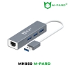Hub chuyển đổi đa năng M-PARD MH050 từ USB 3.0 sang LAN RJ45 + 3 cổng USB 3.0 - LAN Gigabit 1000Mbps