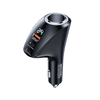 Tẩu sạc dành cho ô tô Remax RCC339 công suất 88.5W 1 cổng usb & 2 typec - Tích hợp tẩu nối đầu cái