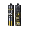 Cáp sạc nhanh 65W 4 in 1 Wekome WDC-20 cổng A+C to C+L cáp dài 1.4m chất liệu dây silicon chống đứt