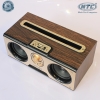 Loa bluetooth 20W KIMISO KM-7 hỗ trợ FM/AUX/USB/TF/MIC vân gỗ cực đẹp (màu gỗ) Bảo hành 12 tháng