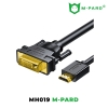 Cáp chuyển đổi tín hiệu 2 chiều M-PARD MH019 từ HDMI sang DVI (24+1) và ngược lại dài 1.5m hỗ trợ FullHD