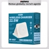 Đế sạc nhanh không dây đa năng 3in1 Remax RP-W87 gấp gọn sạc cùng lúc 3 thiết bị - tích hợp đèn ngủ