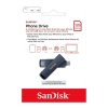 USB OTG Ixpand SanDisk Phone Drive 2 đầu TypeC và Laining 256GB / 128GB / 64GB (Xanh ghi)