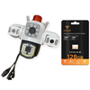 Camera ngoài trời IP wifi Yoosee F50 PTZ 4 mắt 3 màn hình phân giải 1920P x 3240 FullHD+ 2 Râu - led trợ sáng led hồng ngoại (4 phân loại)
