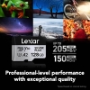 Thẻ nhớ MicroSDXC Lexar silver plus 128GB / 256GB A2 V30 U3 4K UHD đọc 205MB/s ghi 150MB/s - kèm adapter (xám đen)