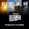 Thẻ nhớ MicroSDXC Lexar silver plus 128GB / 256GB A2 V30 U3 4K UHD đọc 205MB/s ghi 150MB/s - kèm adapter (xám đen)