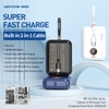 Pin dự phòng mini WEKOME WP-261 10000mAh USB QC 3.0 22.5W, TypeC PD 20W, Kèm 2 cáp sạc, Cell Pin Li-ion 21700