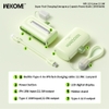 Pin dự phòng mini Wekome WP-113 10000mAh lõi pin 21700, TypeC & Lightning In/Out PD 20W, Kèm cáp sạc 2 đầu
