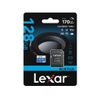 Thẻ nhớ MicroSDXC Lexar Blue Plus 128GB chuẩn A2 V30 U3 4K 170MB/s with Adapter (Xanh)