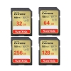 Thẻ nhớ Máy Ảnh SDXC SanDisk Extreme 256GB V30 UHS-I U3 4K 180MB/s (Vàng)