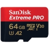 Thẻ nhớ MicroSDXC SanDisk Extreme Pro 64GB V30 U3 4K A2 - tốc độ đọc 200MB/s ghi 90MB/s (Đen đỏ)