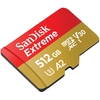 Thẻ nhớ MicroSDXC SanDisk Extreme 256GB V30 U3 4K A2 đọc 190MB/s ghi 130MB/s - No Adapter (Vàng)