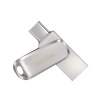 USB OTG 128GB Sandisk SDDDC4 Drive Luxe TypeC 3.1 tốc độ 150MB/s - Vỏ kim loại nguyên khối (Bạc)