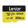 Thẻ nhớ MicroSDXC Lexar GOLD 128GB / 256GB A1 V60 U3 4K UHS-II tốc độ đọc 280MB/s ghi 180MB/s (gold)