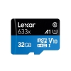 Thẻ nhớ MicroSDHC Lexar 32GB 633x A1 V10 U1 95MB/s - Không box (Xanh)