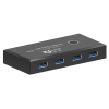 Bộ Switch KVM USB 3.0 M-PARD MD051 chia sẻ các thiết bị ngoại vi giữa 2 máy tính với nhau (2 vào 4 ra)