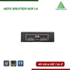 Bộ chia VSPTECH HDMI từ 1 ra 2 HDTV Splitter hỗ trợ phân giải 2K/4K/3D thiết kế gọn nhẹ (Đen)