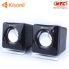 Loa vi tính 2.0 Kisonli V410 có tăng giảm âm trên dây loa - Bảo Hành 12 Tháng (nhiều màu)