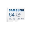 Thẻ nhớ MicroSDXC Samsung Evo Plus 64GB tốc độ đọc 130MB/s ghi 30MB/s U3 4K A2 - Kèm Adapter (trắng)