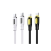 Cáp sạc nhanh 60W Remax RC-C111 Ruinay Series TypeC to TypeC - dây cao su dài 1m chống gập gãy