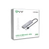 Hub chia USB M-PARD MD073 từ 1 USB 3.0 ra 4 USB 3.0 + nguồn phụ typeC giúp ổn định - tốc độ max 5Gbps