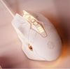 Chuột chuyên game có dây 7D INPHIC PW5N (W8) hộp giấy DPI 4000 màu trà sữa - slient click cực êm không âm thanh (trà sữa)