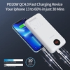 Pin dự phòng sạc nhanh Romoss PSW30 PF 30000mAh LCD - hỗ trợ QC 22.5W và PD 20W (Trắng)