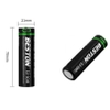 Vỉ 1 pin sạc Beston 21700 5000mAh (18500mWh) dòng Lithium-ion hiệu suất cao cổng sạc typec trên thân