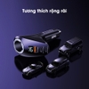 Tẩu sạc dành cho ô tô Remax RCC339 công suất 88.5W 1 cổng usb & 2 typec - Tích hợp tẩu nối đầu cái