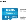 Thẻ nhớ microSDXC Kioxia Exceria G2 128GB UHS-I U3 đọc 100MB/s ghi 50MB/s (Xanh)