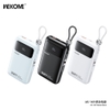 Pin dự phòng Wekome AS-169 10000mAh / AS-170 20000mAh TypeC PD 20W, USB-A 22.5W, Kèm 2 cáp sạc