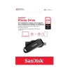 USB OTG Sandisk SDDDC6 Phone Drive 256GB / 128GB / 64GB TypeC 3.1 tốc độ 100MB/s - vỏ nhựa chống nhiễm điện (Đen)