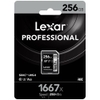 Thẻ nhớ Máy Ảnh SDXC Lexar Professional 1667X 64GB / 128GB / 256GB UHS-II V60 đọc 250MB/s ghi 120MB/s (đen)
