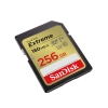 Thẻ nhớ Máy Ảnh SDXC SanDisk Extreme 256GB V30 UHS-I U3 4K 180MB/s (Vàng)