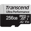 Thẻ nhớ MicroSDXC Transcend Ultra Performance 256GB / 512GB A2 V30 U3 4K R160MB/s / W125MB/s (Xám)
