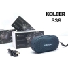 Loa mini bluetooth Koleer S39 bass mạnh có dây đeo - chức năng USB/ TF /FM /thoại rãnh tay (màu random)