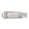 USB OTG 128GB Sandisk SDDDC4 Drive Luxe TypeC 3.1 tốc độ 150MB/s - Vỏ kim loại nguyên khối (Bạc)