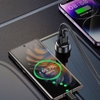 Tẩu sạc dành cho ô tô Remax RCC360 công suất 75W 1 cổng usb & 1 typec - vỏ trong suốt cyberpunk