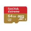 Thẻ nhớ MicroSDXC Sandisk Extreme 64GB 600X 90MB/s UHS-I U3 - Kèm Adapter (Gold)