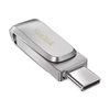 USB OTG Sandisk SDDDC4 Drive Luxe 1TB (1000 GB) TypeC 3.2 tốc độ 400MB/s - Vỏ kim loại nguyên khối (Bạc)