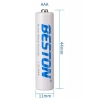 Combo 4 pin sạc AAA Beston 1300mah - kèm hộp nhựa đựng pin (Trắng)