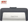 USB OTG 128GB Sandisk Ultra Dual TypeC 3.1 tốc độ 150MB/s SDDDC2 (Bạc)