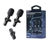 Bộ microphone thu âm không dây Remax K10 LaiNing cho Aifon/ Aipad - quay Vlog, livestream, phỏng vấn 2 người cùng lúc